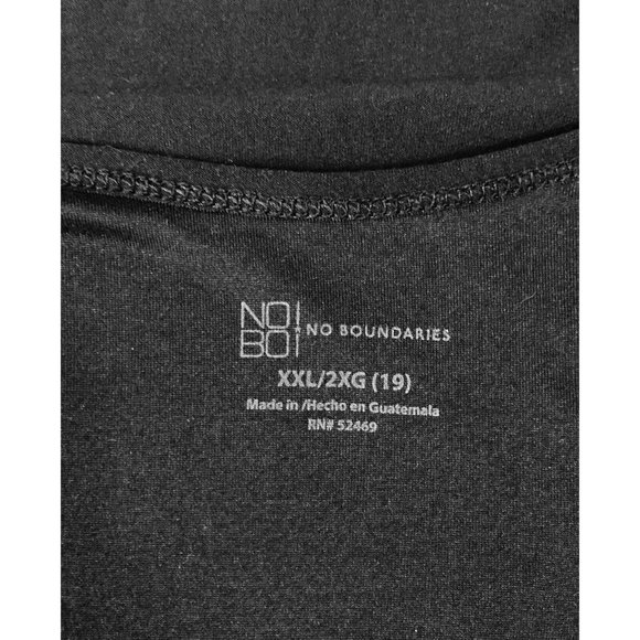 Nobo Tank Top Womens Juniors XXL Black White Graphic Kind of a Big Deal Funny - Picture 4 of 4